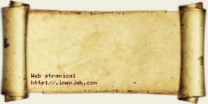 Hana Sretenović vizit kartica